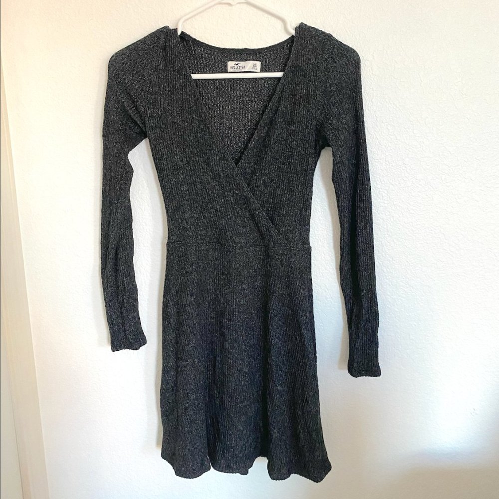 Hollister Dark Grey Knit Dress